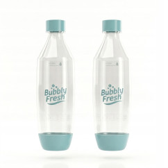Butelki BUBBLYFRESH do Saturatora Sodastream 2x Niebieska 1L Standard