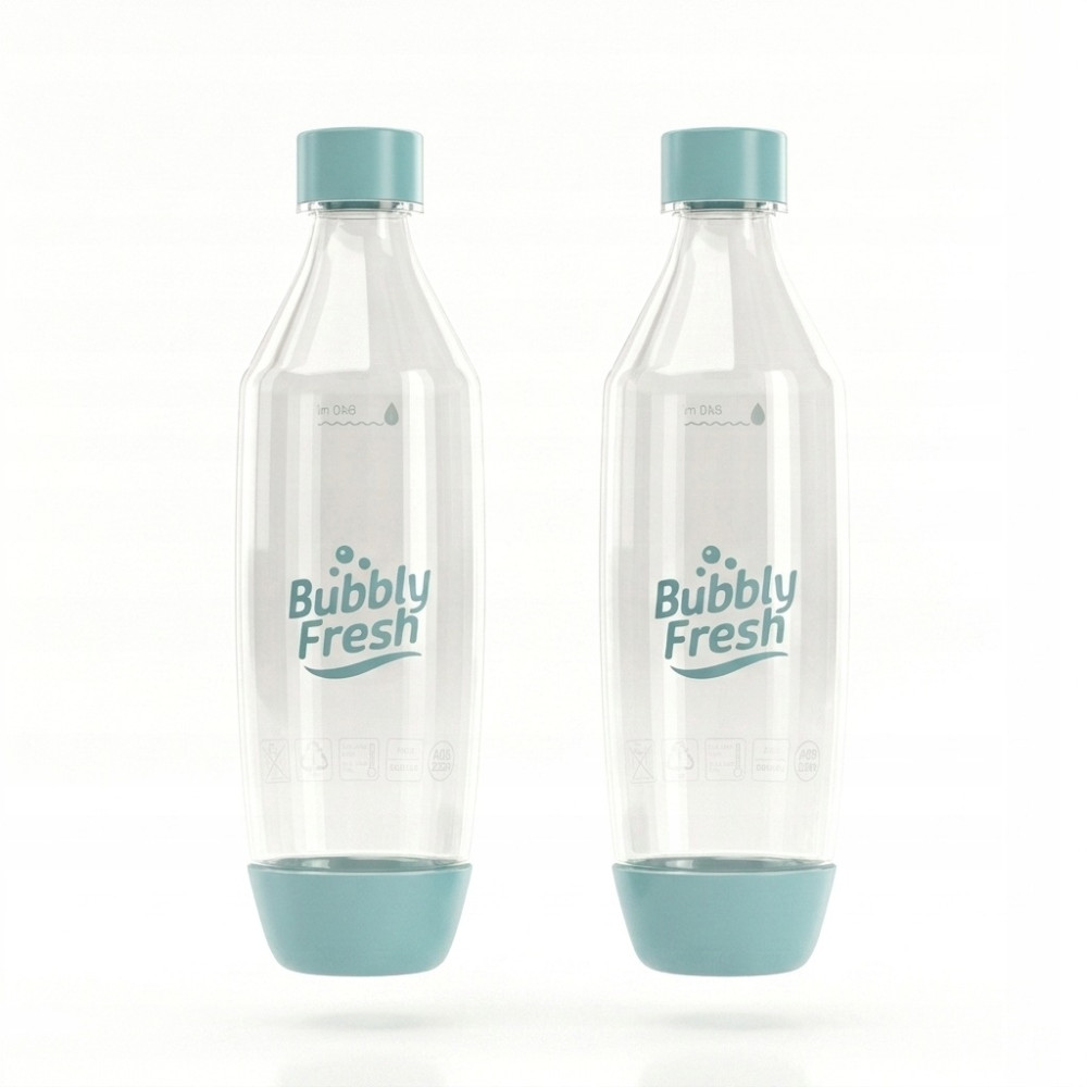 Butelki BUBBLYFRESH do Saturatora Sodastream 2x Niebieska 1L Standard