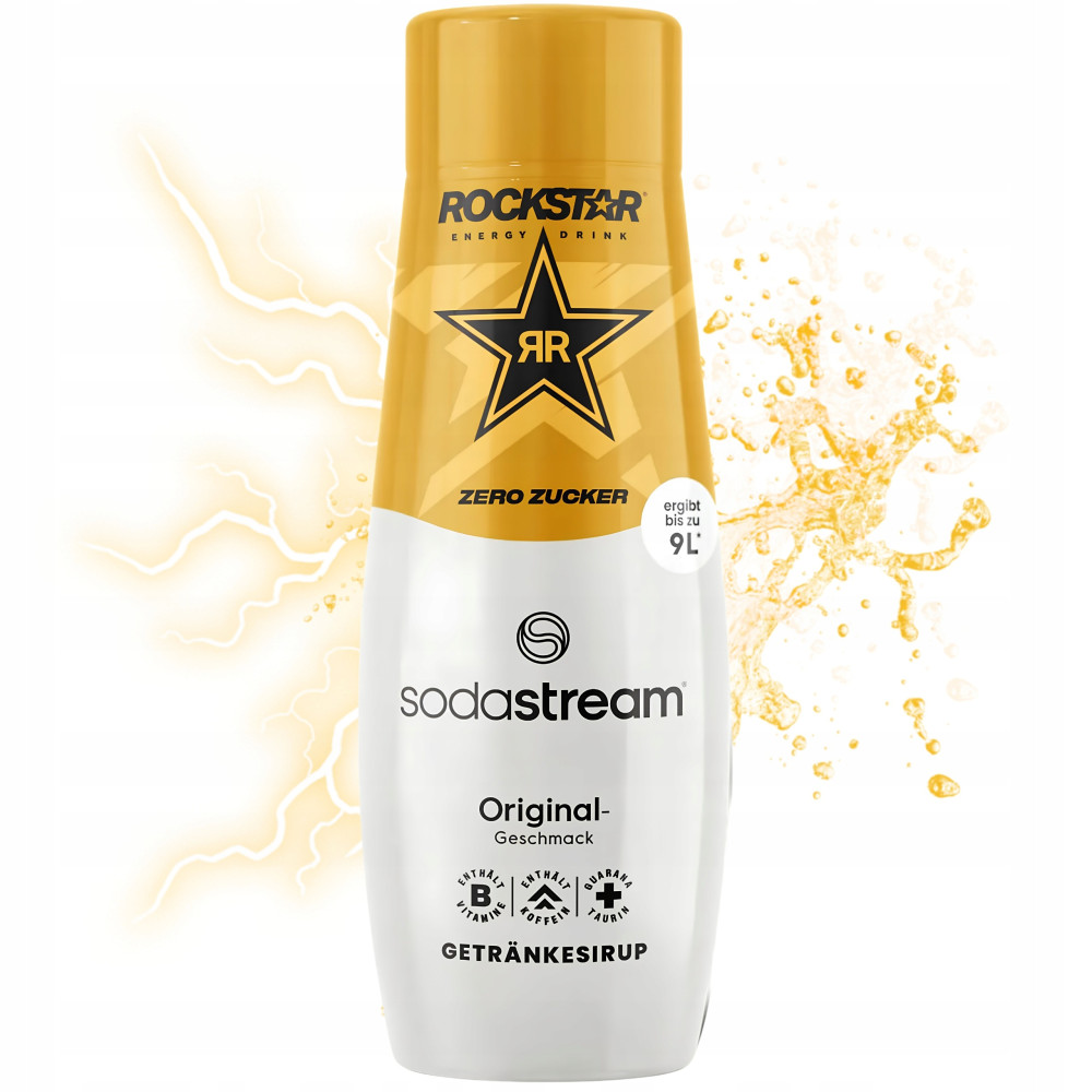 Syrop SodaStream Rockstar Original Zero Cukru Koncentrat Energetyczny 440ml