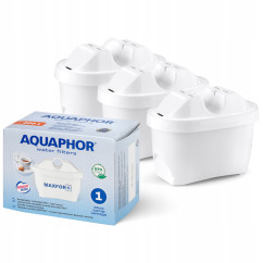 Dzbanek filtrujący Aquaphor Amethyst 2,8 l + 3 wkłady, wiśniowy