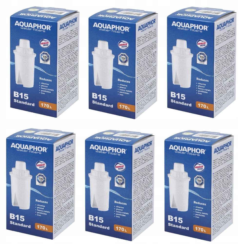 Wkład filtrujący Aquaphor B15 Standard 6 szt. Wkład filtrujący Aquaphor B15 Standard 6 szt.
