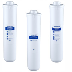 Zestaw 3 wkładów filtrujących Aquaphor K2, K5, K7M