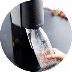Saturator do wody SODASTREAM TERRA Czarny + 2x butelka + syrop Pepsi
