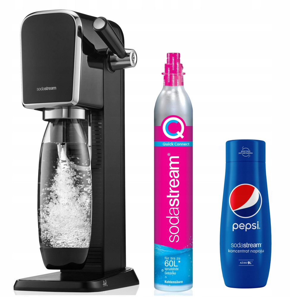 Saturator do wody SODASTREAM ART Czarny + syrop Pepsi Saturator do wody SODASTREAM ART Czarny + syrop Pepsi