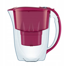 Dzbanek filtrujący Aquaphor Amethyst 2,8 l + 4 wkłady, wiśniowy