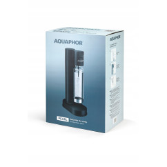 Saturator AQUAPHOR PEARL do Gazowania Wody Czarny + Butelka + Butla z Gazem