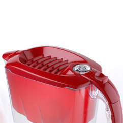 Dzbanek filtrujący Aquaphor Ideal 2,8L wiśniowy z 3 filtrami do wody B15