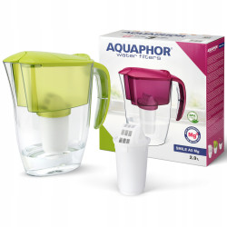 Dzbanek filtrujący Aquaphor Smile 2,9 l + 1 wkład, limonkowy