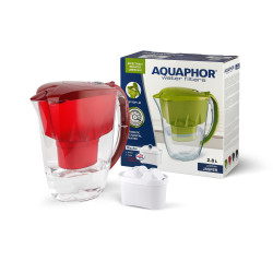 Dzbanek filtrujący Aquaphor Jasper 2,8 l czerwony