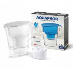 Dzbanek filtrujący Aquaphor Time 2,5 l + 1 wkład, biały