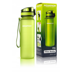 Butelka filtrująca Aquaphor City 500 ml, zielona