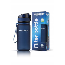 Butelka z Filtrem do Wody Aquaphor City 350 ml granatowa