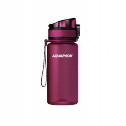 Butelka z Filtrem do Wody Aquaphor City 350 ml bordo Bidon na trening