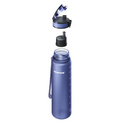 Duża Butelka Filtrująca Aquaphor City 800 ml granatowa Na trening