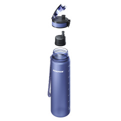 Duża Butelka Filtrująca Aquaphor City 800 ml granatowa Bidon na trening