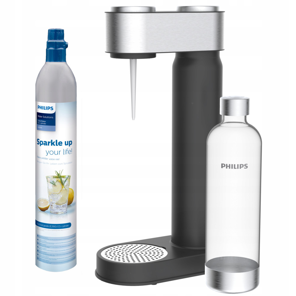 Saturator do wody PHILIPS ADD4902BK czarny/stalowy Saturator do wody PHILIPS ADD4902BK czarny/stalowy