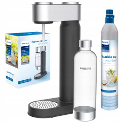 Saturator do wody PHILIPS ADD4902BK czarny/stalowy