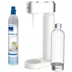 Saturator do wody PHILIPS ADD4902WH, biały/stalowy