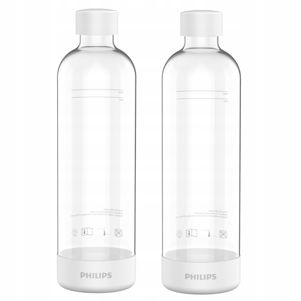 Butelka Philips do saturatorów Biała 1 L 2 sztuki Butelka Philips do saturatorów Biała 1 L 2 sztuki
